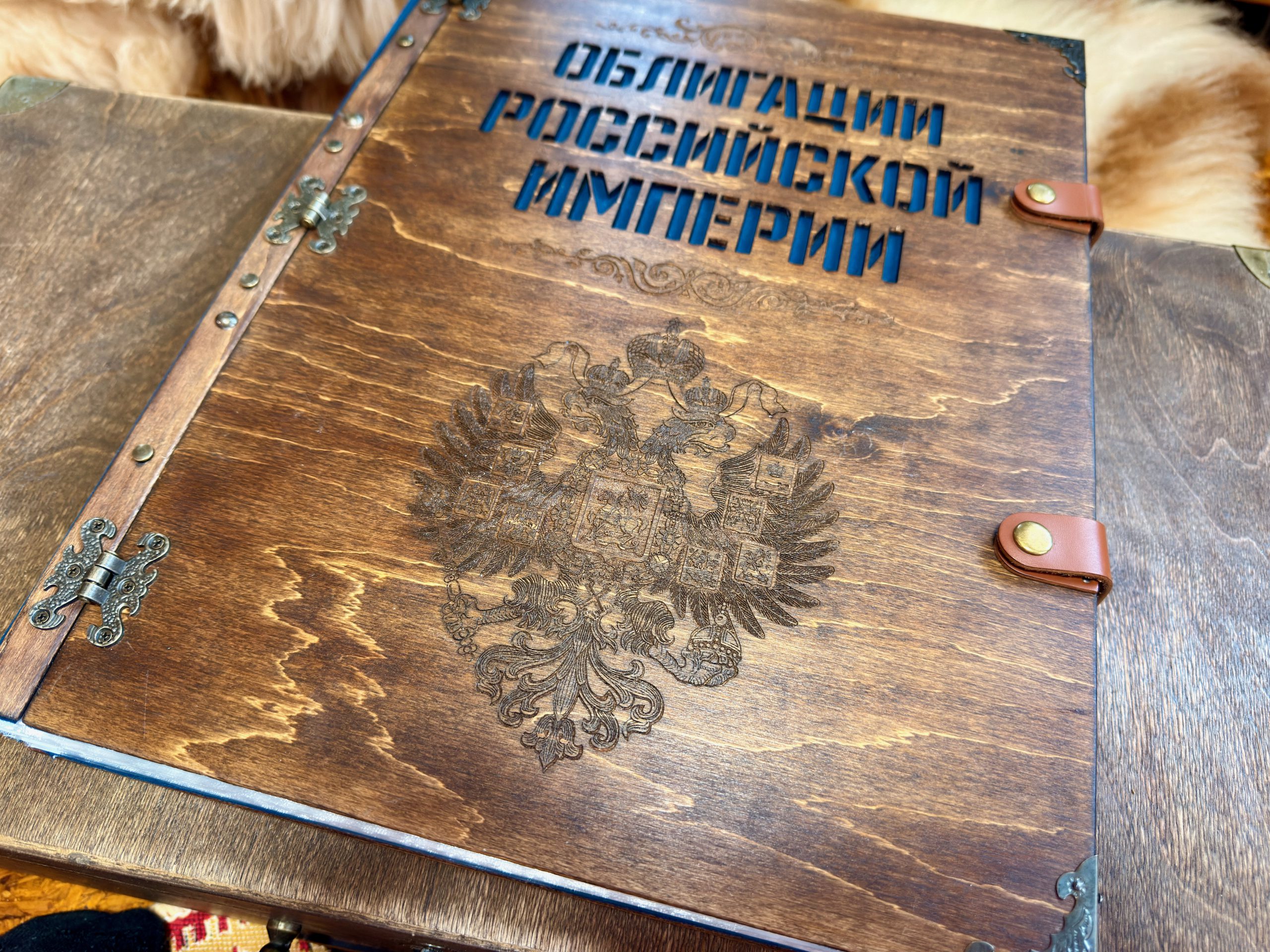 Винтажная папка для "Облигаций Российской Империи" А3 формата — изображение 3