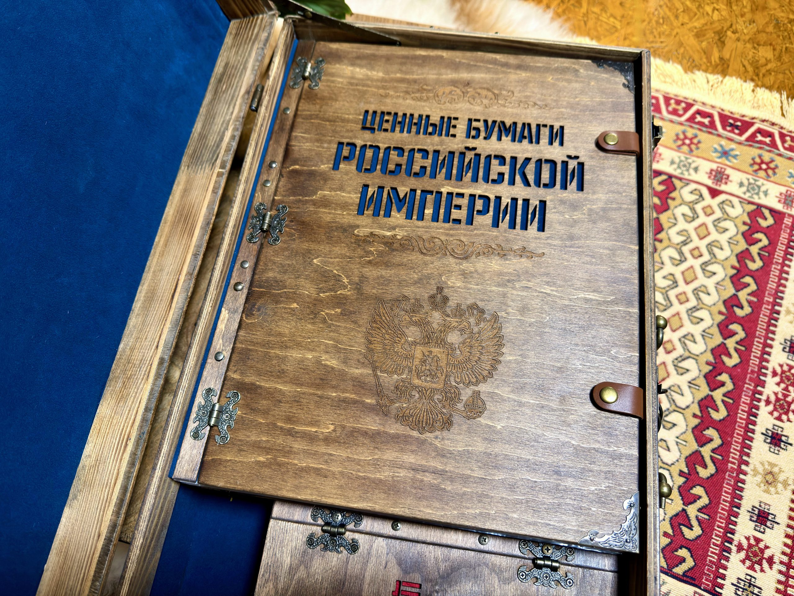 Винтажные папки "Ценные бумаги Российской Империи" А3 формата
